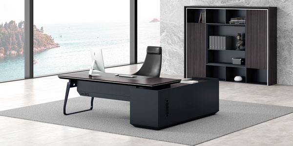 福瑪仕辦公家具|尚睿系列經理辦公臺書柜組合展示