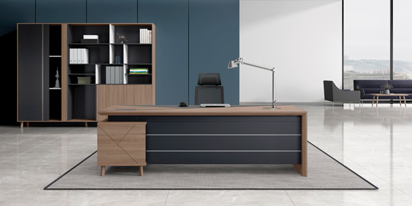 ?，斒宿k公家具|簡悅系列板式班臺文件柜組合展示實(shí)物拍攝